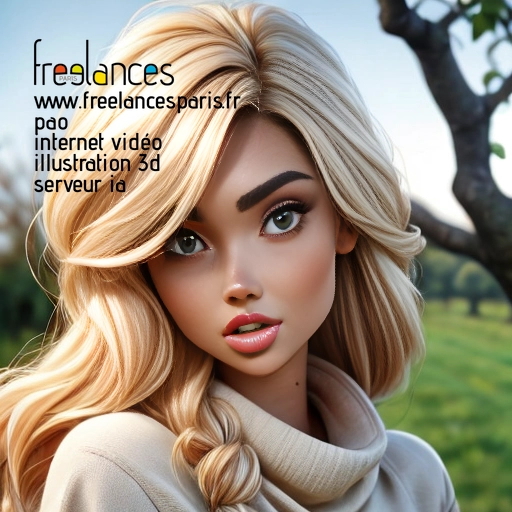 Pao mise en page internet vidéo illustration 3d serveur IA générative AI freelance paris studio de création magazines 5URNKPJ1